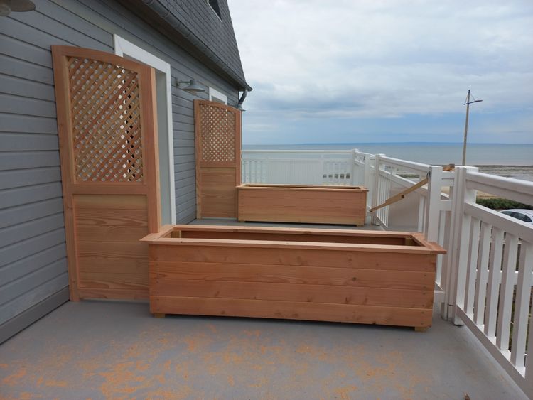 Séparation pour une terrasse/ Bac à plantes